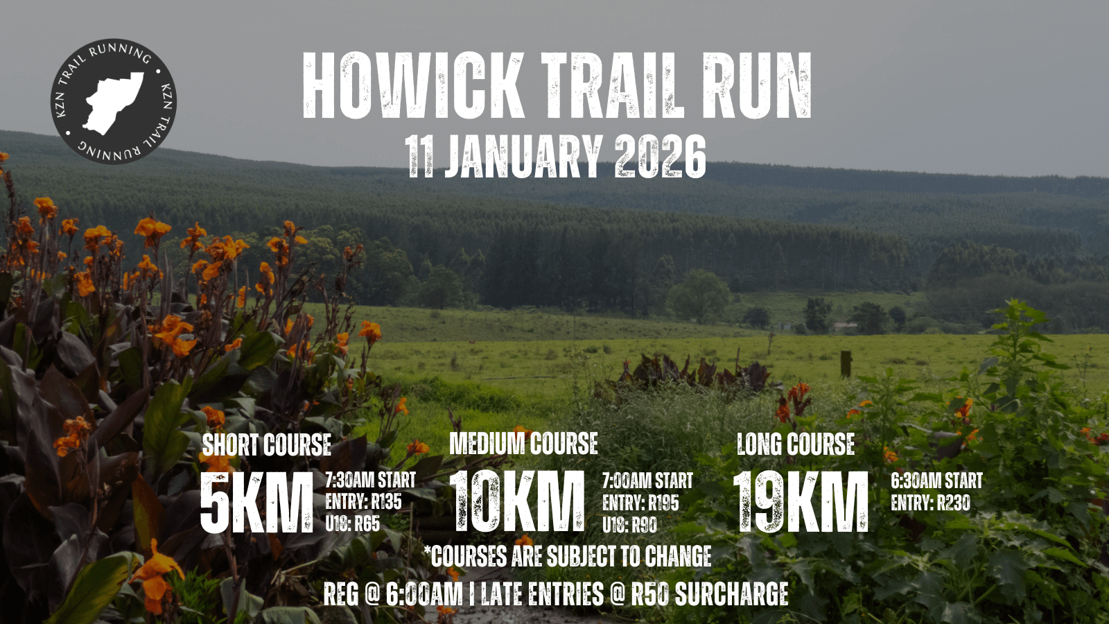 KZNTR Howick Trail Run Jan 2026 - Featured Image